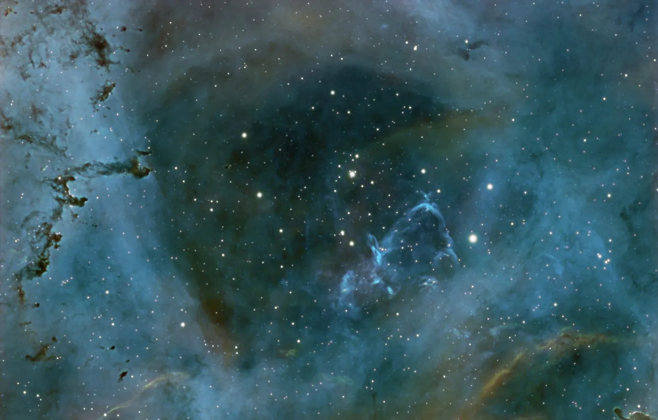 Photo wallpaper space, NGC 2237, The Rosette Nebula