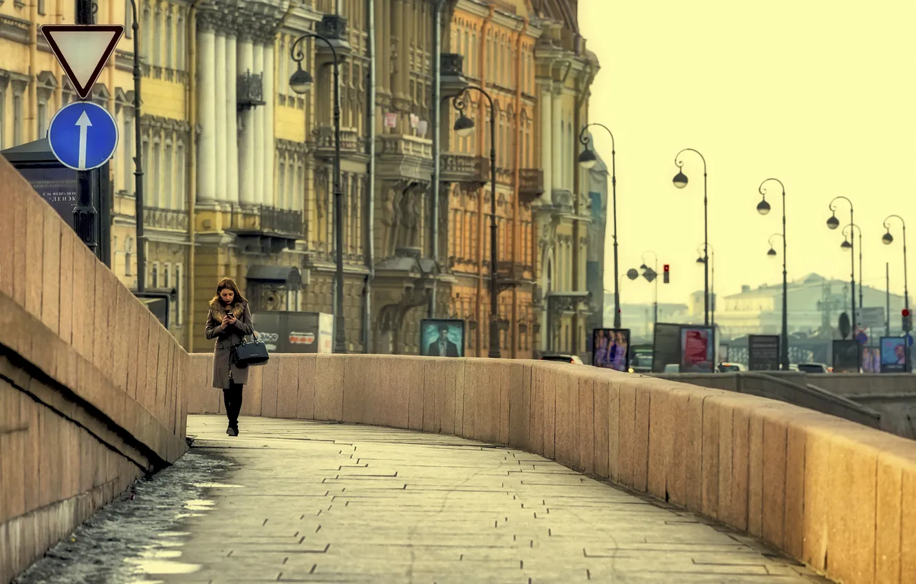 Photo wallpaper Home, Peter, Promenade, Saint Petersburg, Building, Russia, Russia, SPb