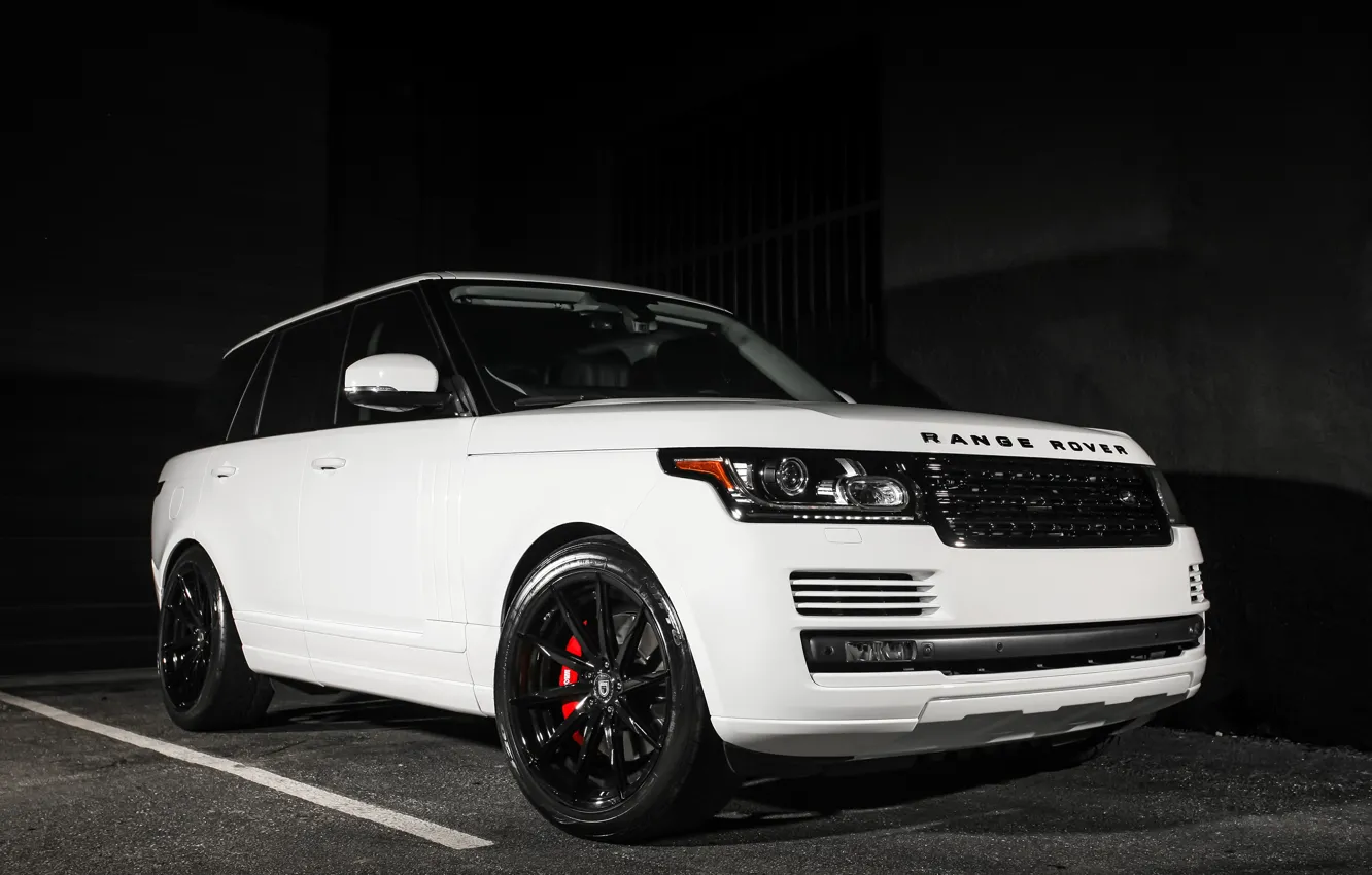 Photo wallpaper Range Rover, with, color, exterior, trim, matched