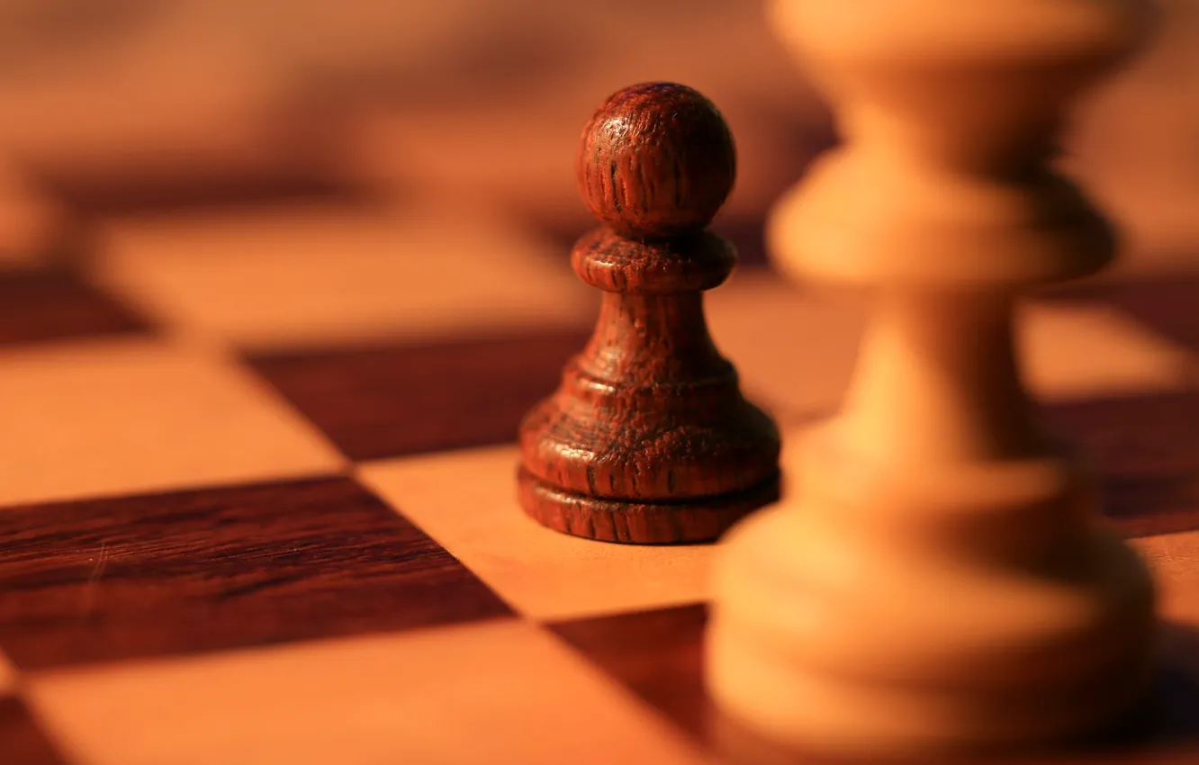 Photo wallpaper chess, figure, pawn, Board