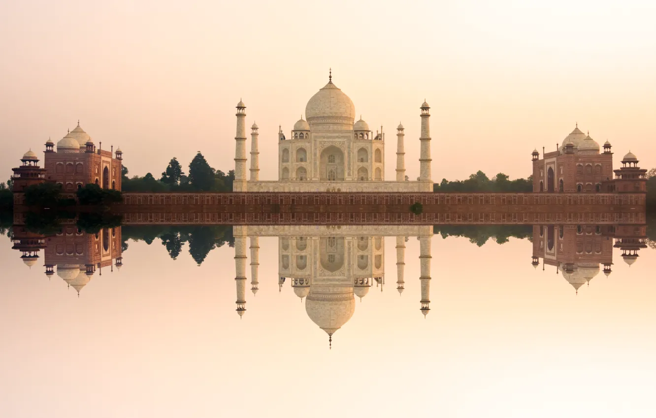 Photo wallpaper castle, India, monument, temple, Taj Mahal, The Taj Mahal, Agra, India