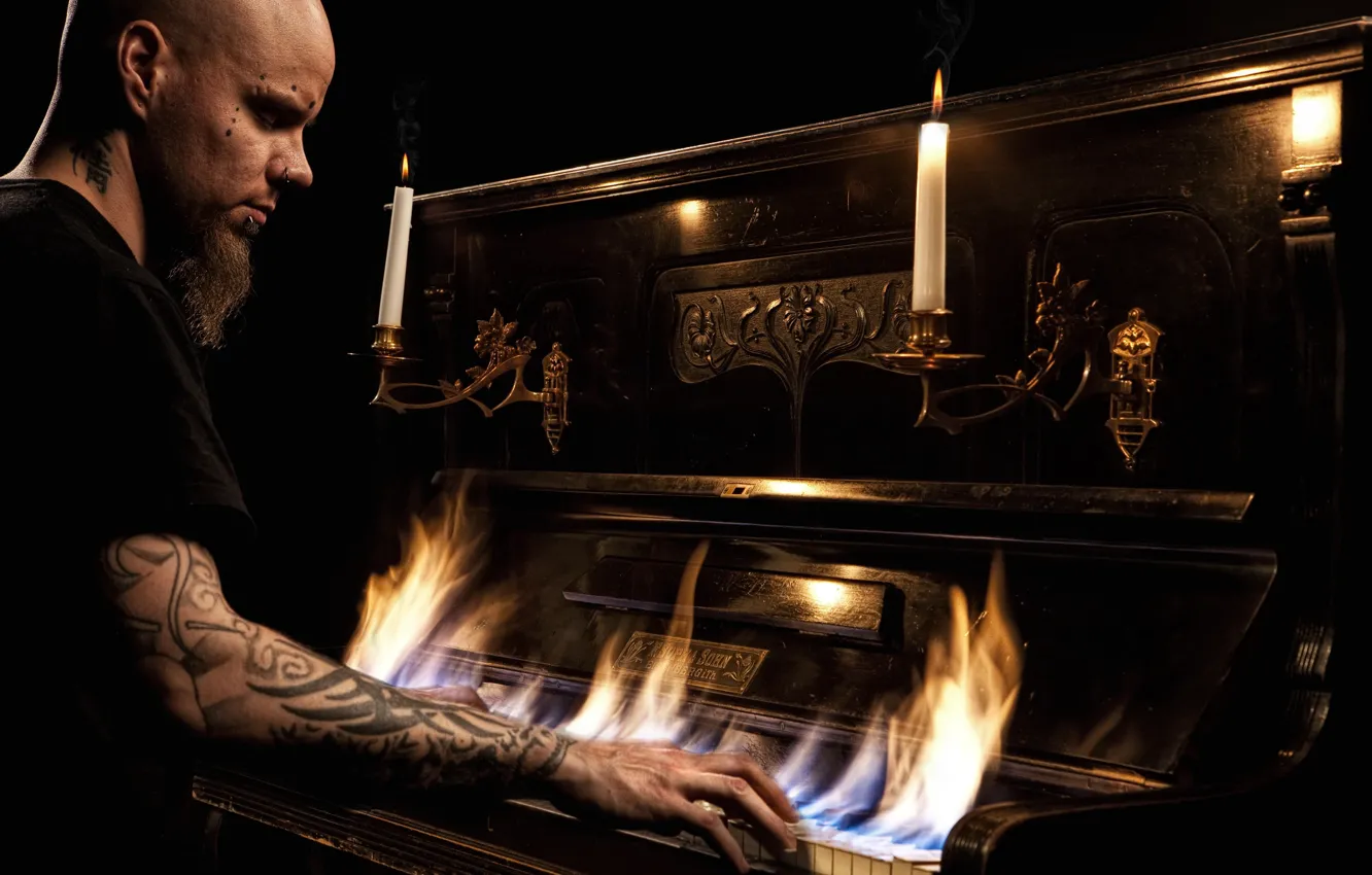 Photo wallpaper music, piano, Tuomas, Saukkonen, Tuomas Saukkonen, Wolf heart