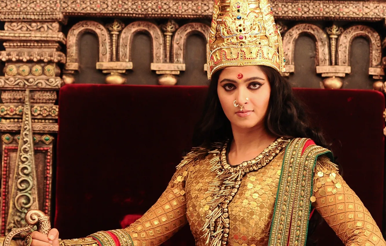 Photo wallpaper cinema, wallpaper, girl, sword, gold, woman, movie, ken