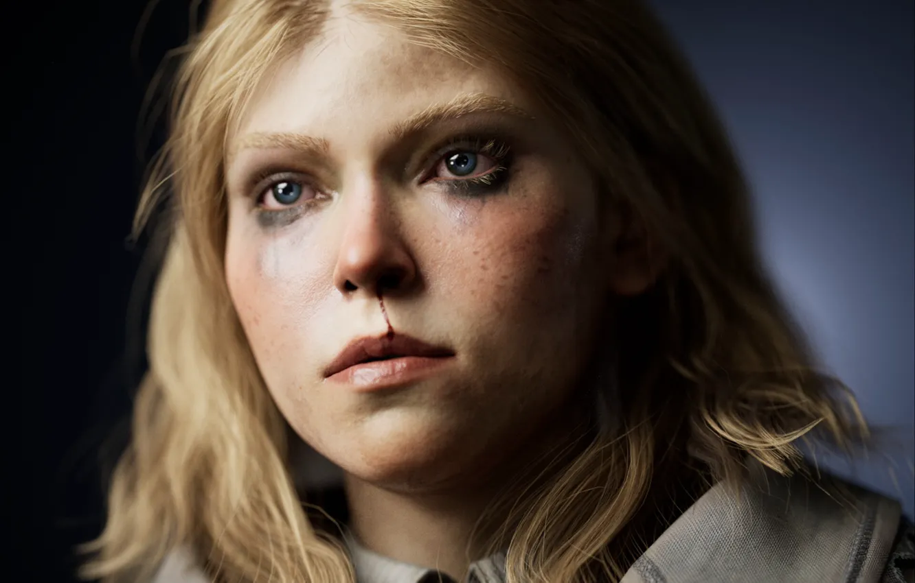 Photo wallpaper girl, model, graphic