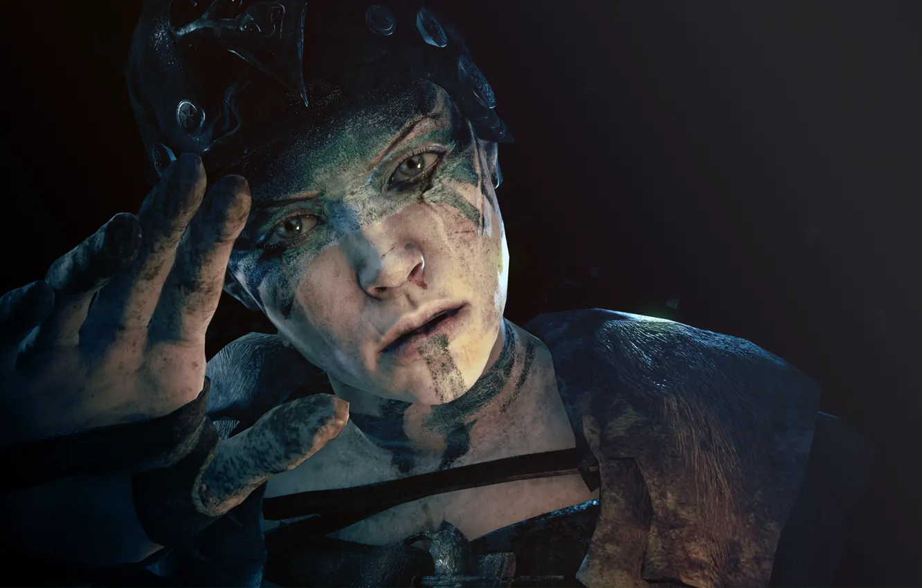 Photo wallpaper Ninja Theory, PS4, Bright blade, Senua's Sacrifice