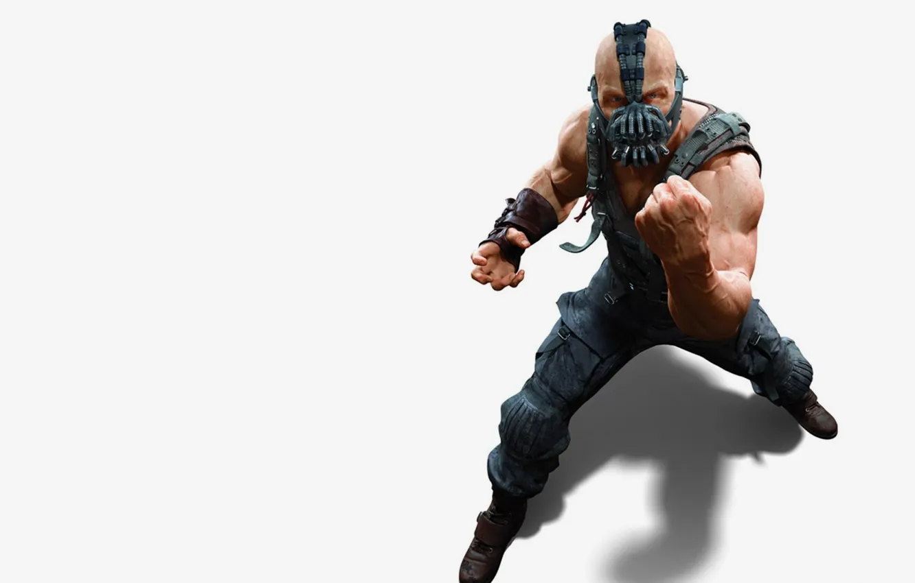 Photo wallpaper Batman, Batman, The Dark Knight Rises, Tom Hardy, Bane, Bane, The dark knight the legend