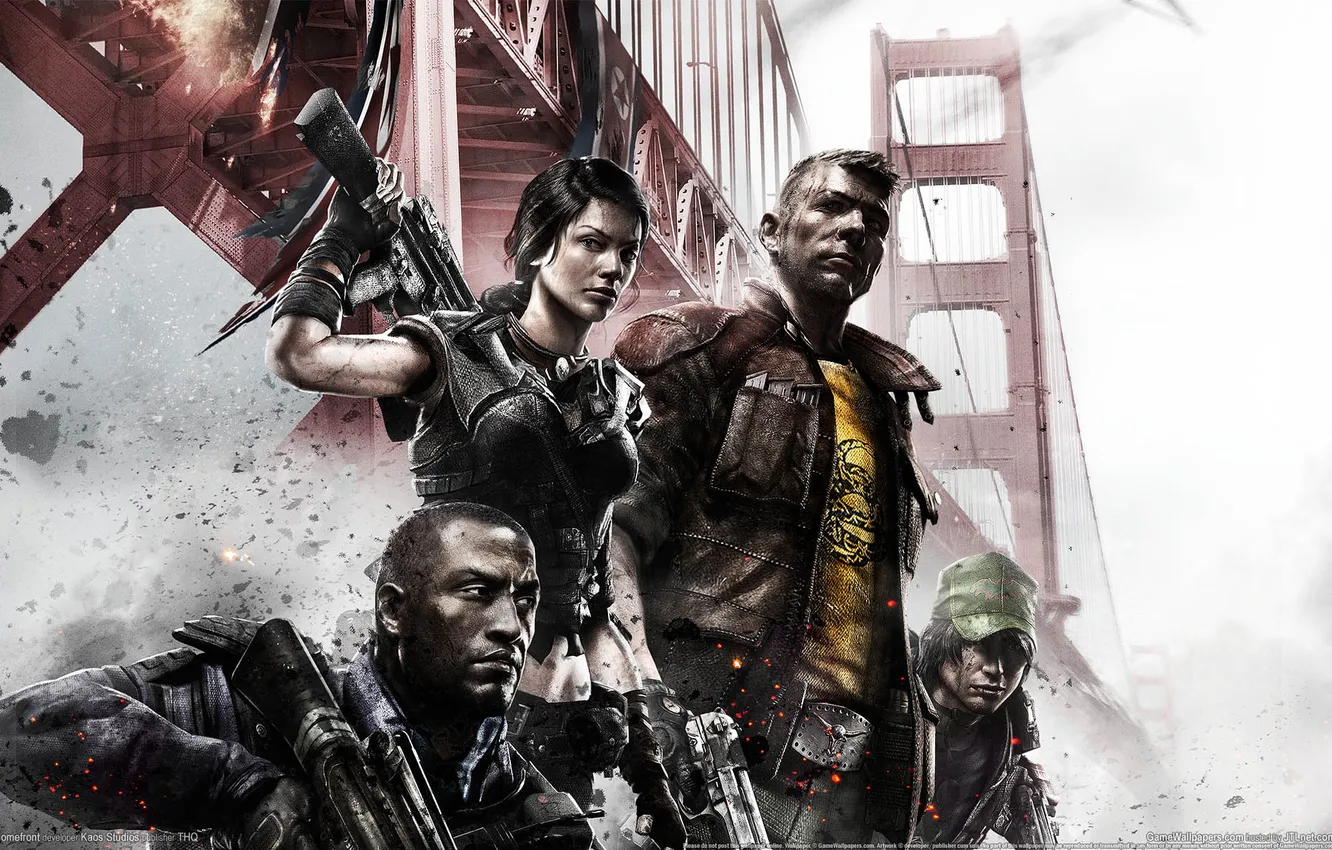 Photo wallpaper game, Homefront, shooter, home front