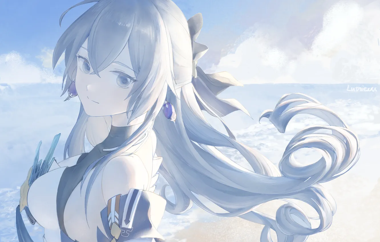 Photo wallpaper sea, the sky, girl, Honkai: Star Rail, honkai (series), Bronya Rand