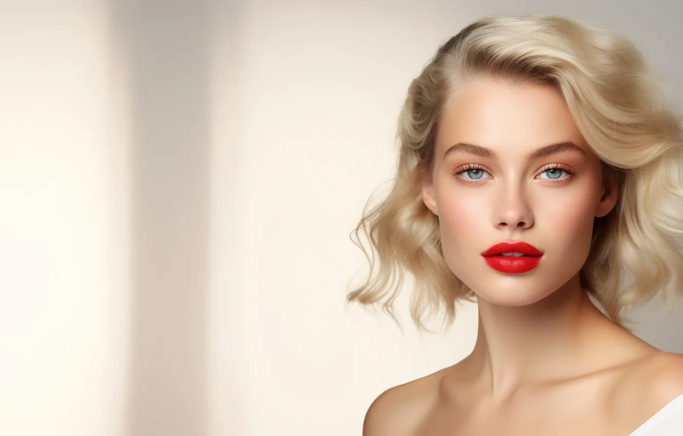 Photo wallpaper girl, cute, pic, AI Generated