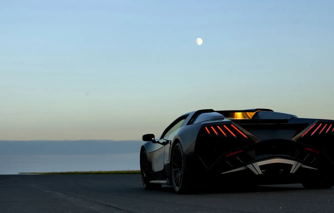 Photo wallpaper asphalt, the moon, sports, Arrinera, dimensions