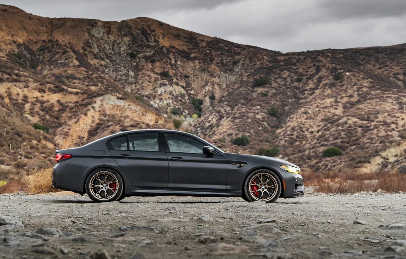 Photo wallpaper BMW, profile, M5, F90, BMW M5 CS