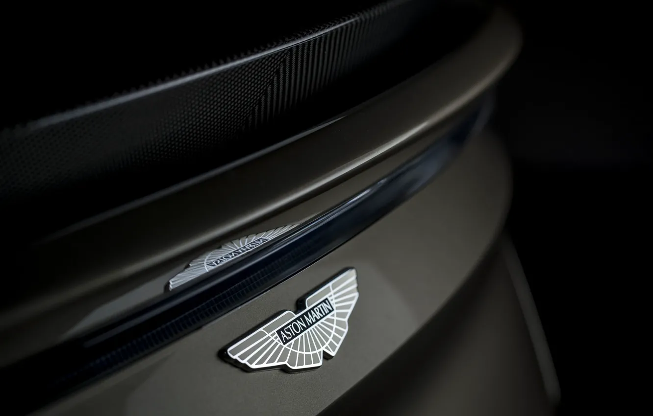 Photo wallpaper Aston Martin, DBS, emblem, Superleggera, 2019, OHMSS, OHMSS Edition