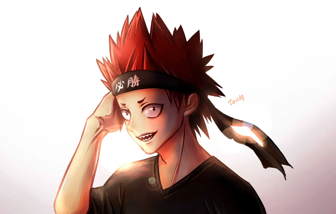 Photo wallpaper headband, guy, red hair, My hero Academy, Boku No Hero Academy