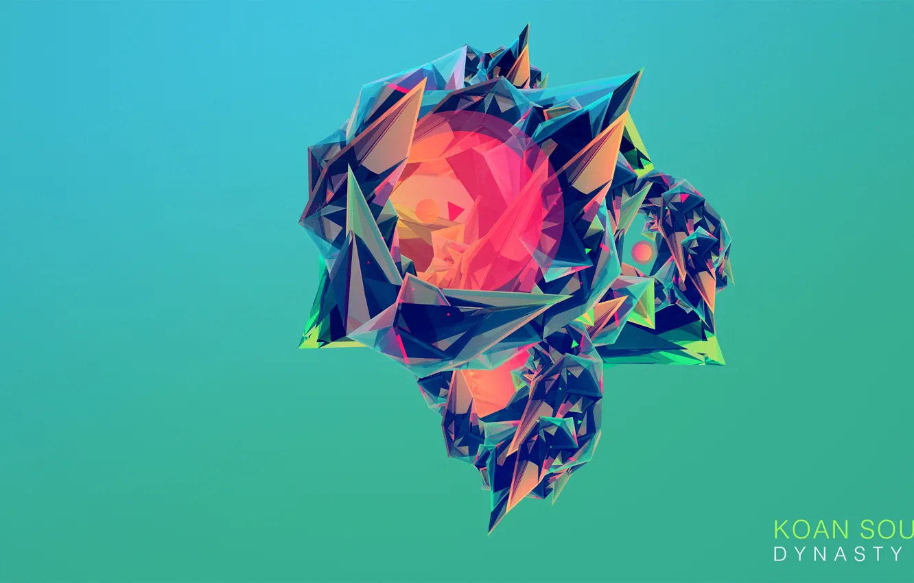 Photo wallpaper abstraction, background, Justin Maller, OWSLA, KOAN SOUND, ElectronicGlitch