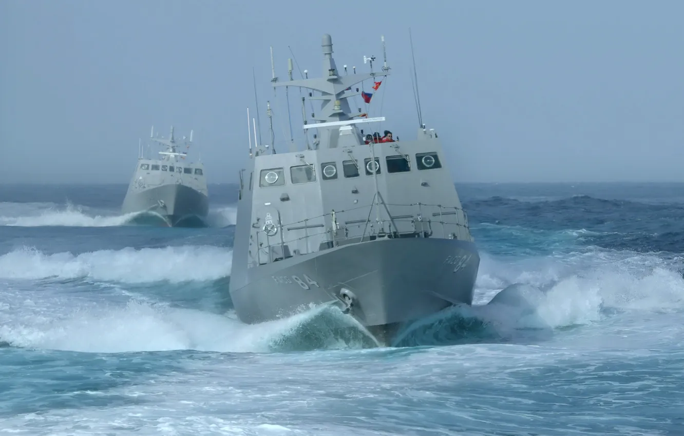 Photo wallpaper boat, Taiwan Navy, Exercise 2025