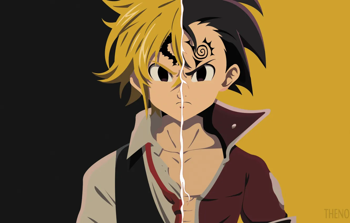 Photo wallpaper collage, guys, demons, the second season, Nanatsu no Taizai, The seven deadly sins