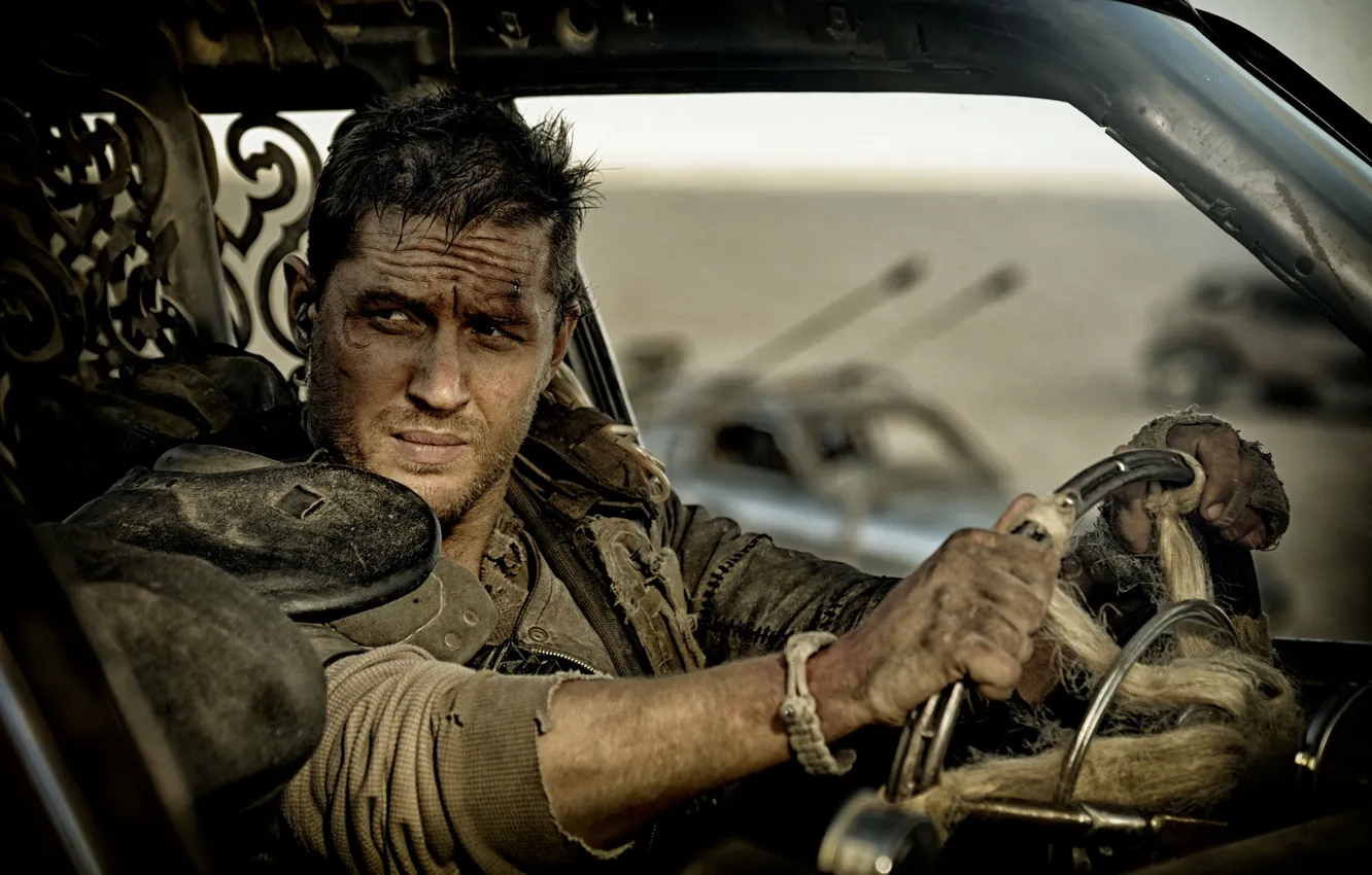 Photo wallpaper postapocalyptic, Tom Hardy, Tom Hardy, Mad Max, Fury Road, Mad Max, this moment, Road rage