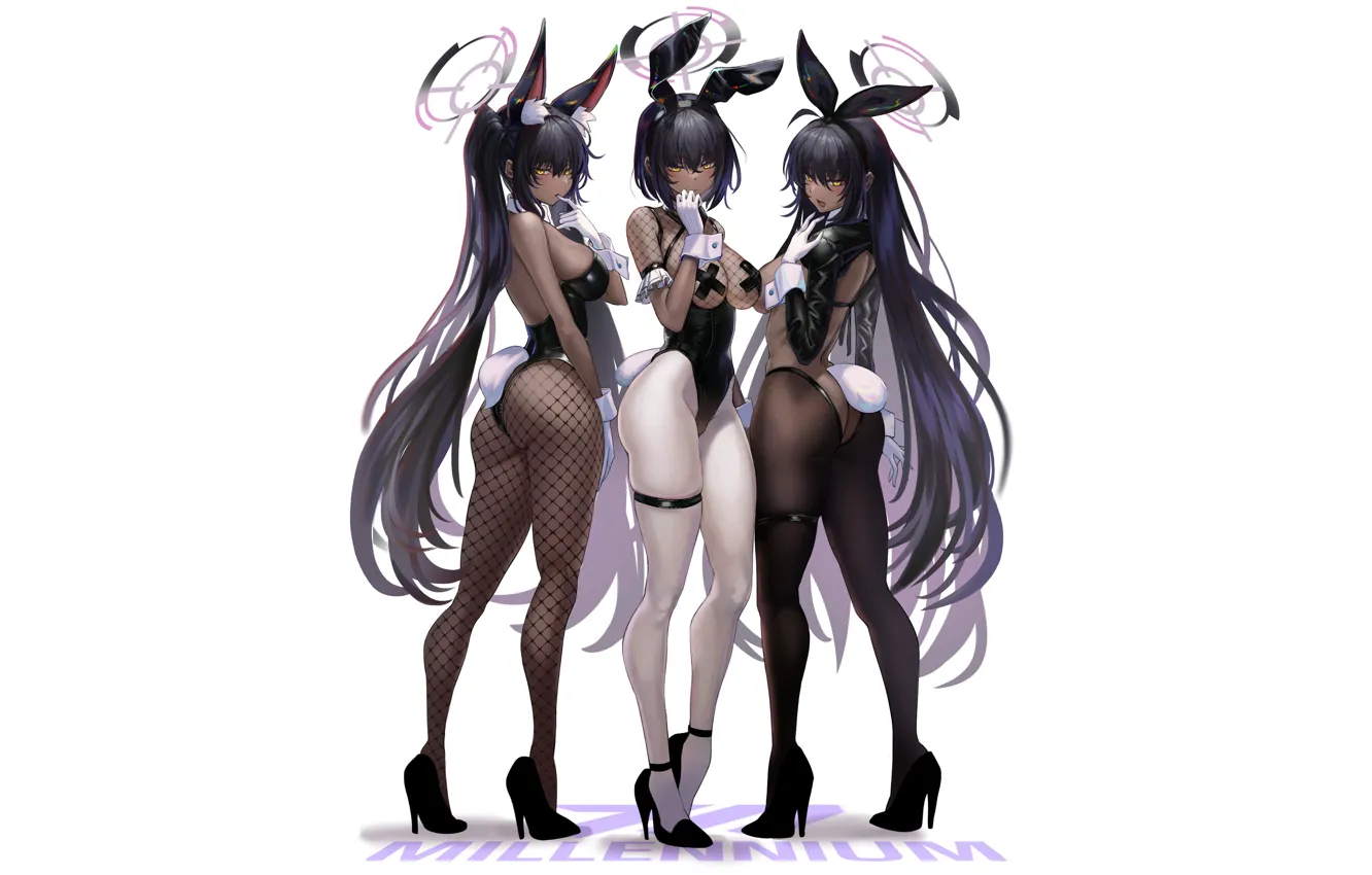 Photo wallpaper hot, sexy, girls, anime, pretty, bunny, tanned, Karin