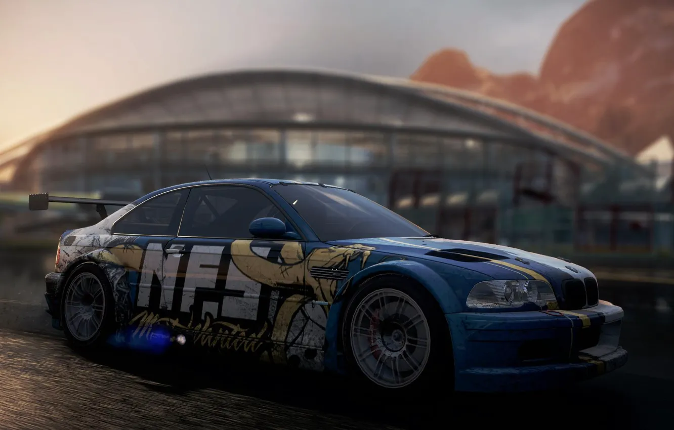 Photo wallpaper BMW, GTR, Need for Speed, nfs, most wanted