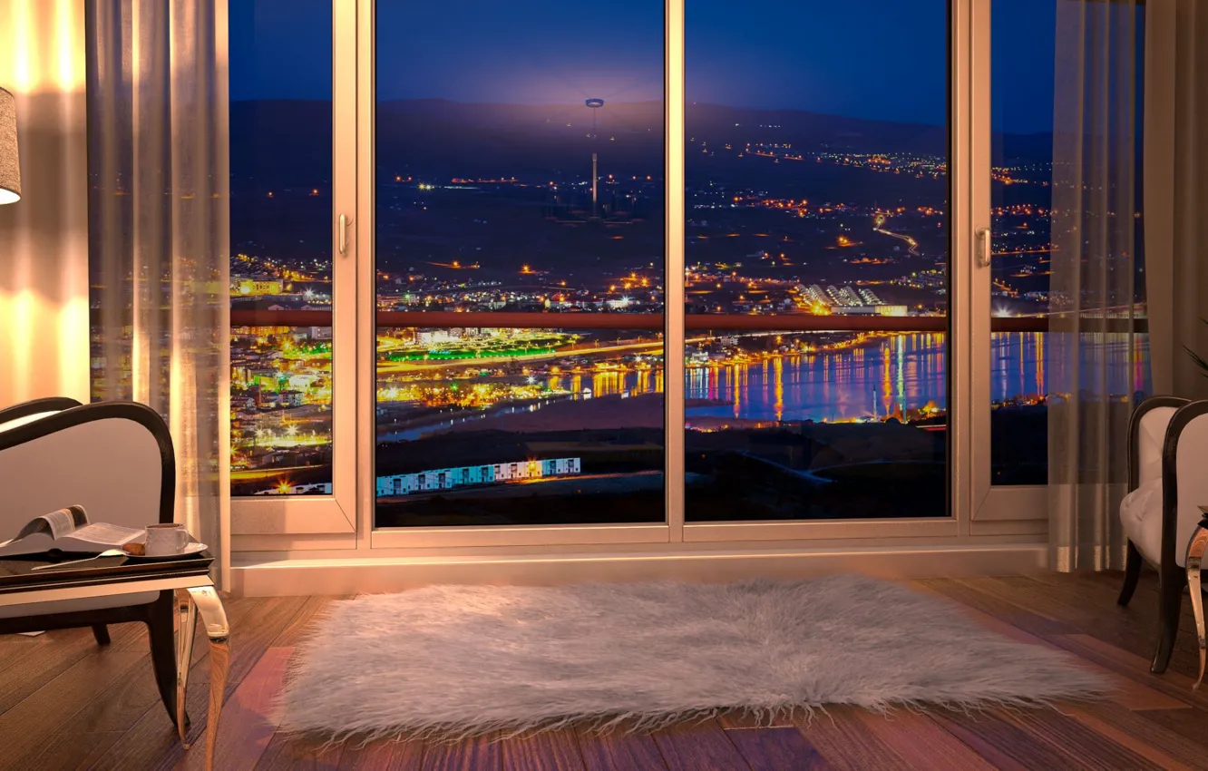 Photo wallpaper design, style, room, interior, Turkey, living room, Ankara, Ankara