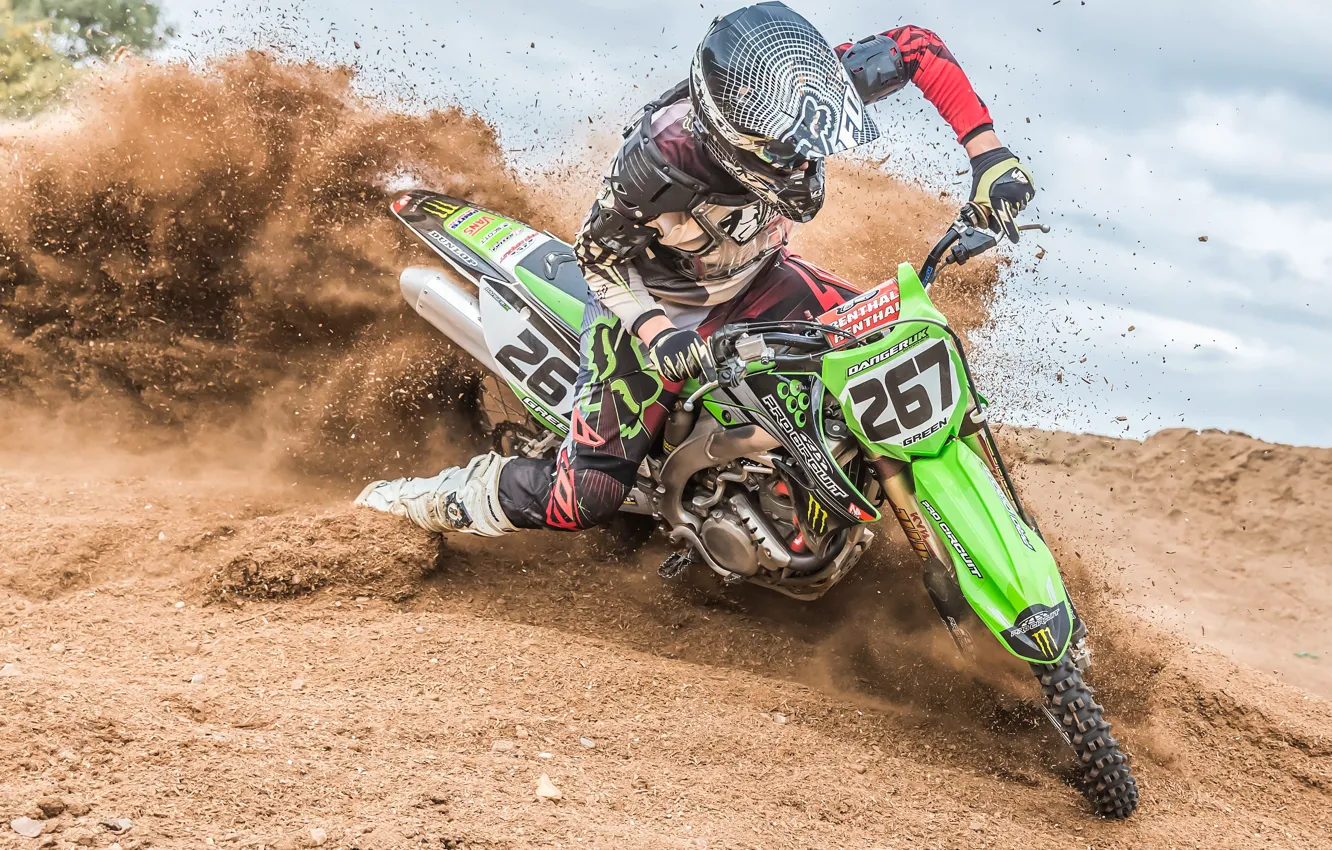Photo wallpaper race, sport, motorcycle