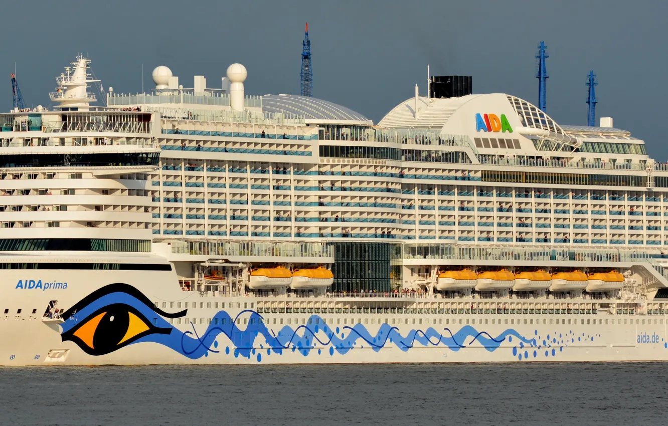 Photo wallpaper liner, cruise, Aida