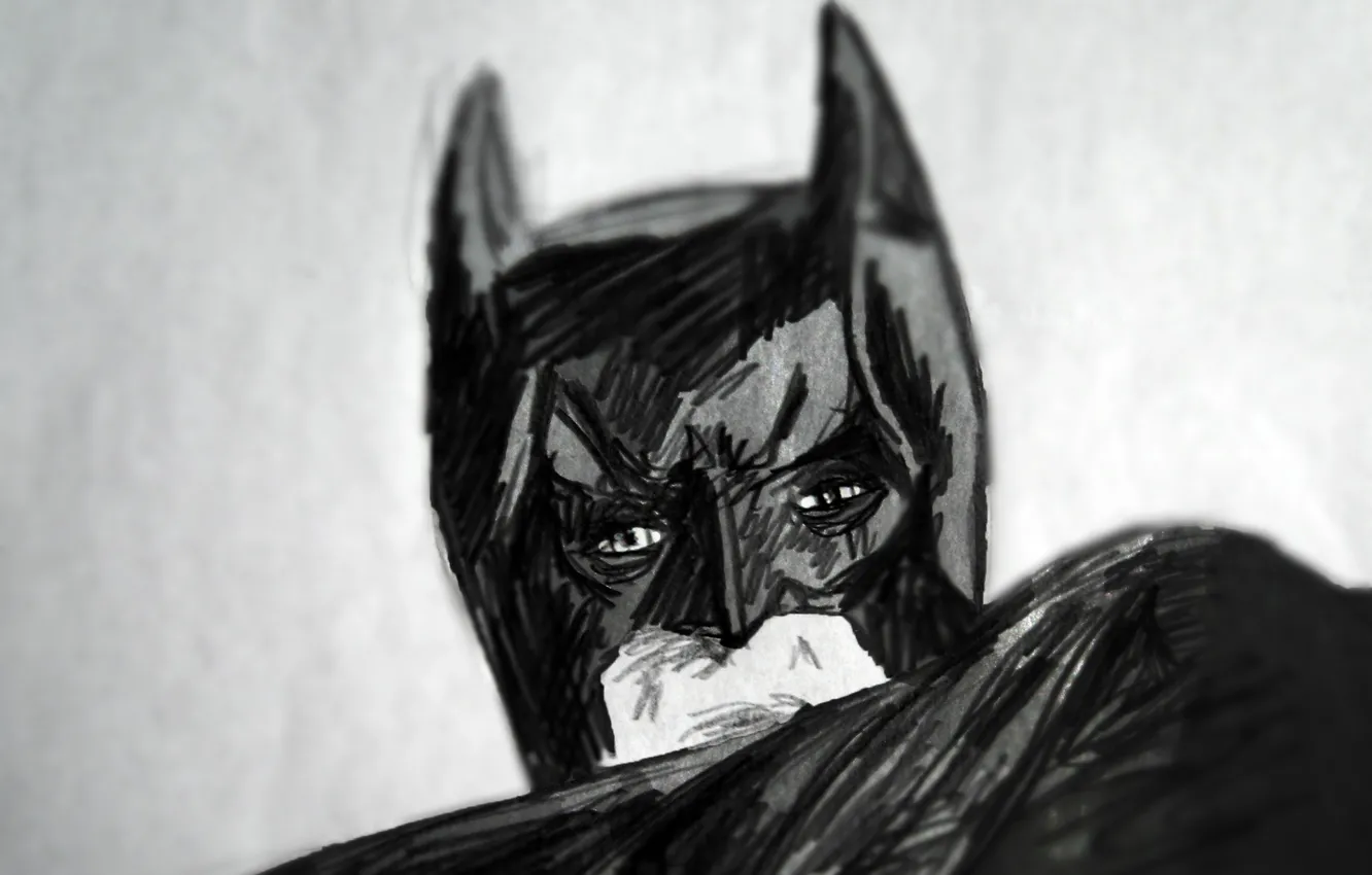 Photo wallpaper figure, Batman, superhero, Arkham