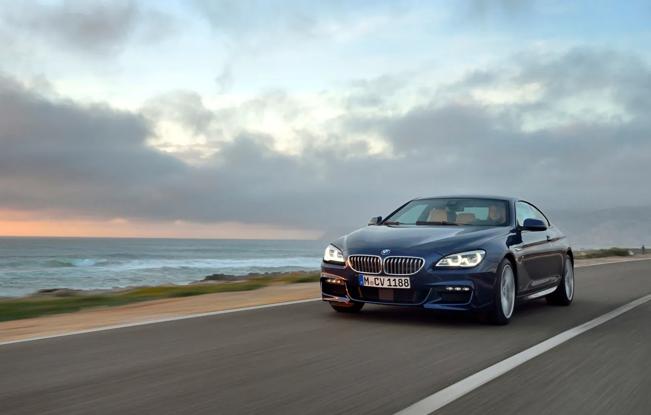 Photo wallpaper BMW, Coast, Coupe, Package, The front, 650i, M Sport