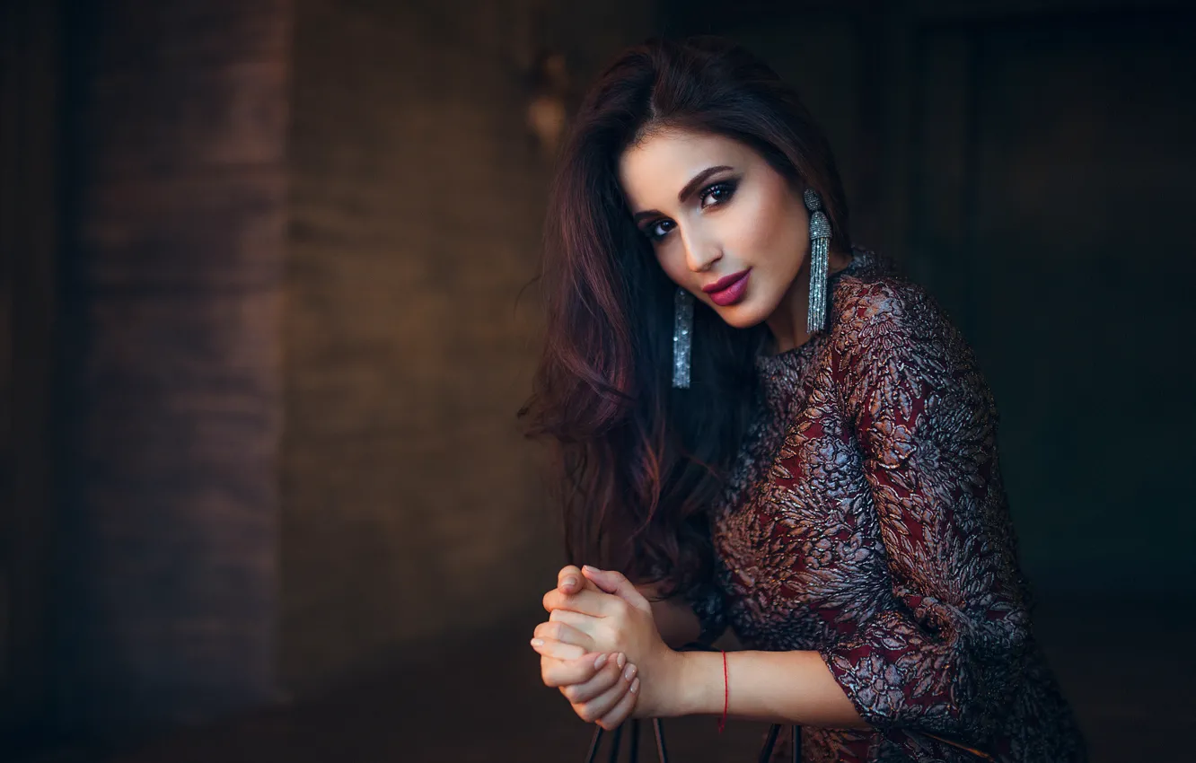 Photo wallpaper girl, fashion, model, Moscow, mane, Top, Gorokhov