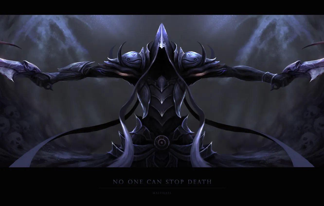 Photo wallpaper Diablo 3, rpg, Reaper of Souls, Malthael