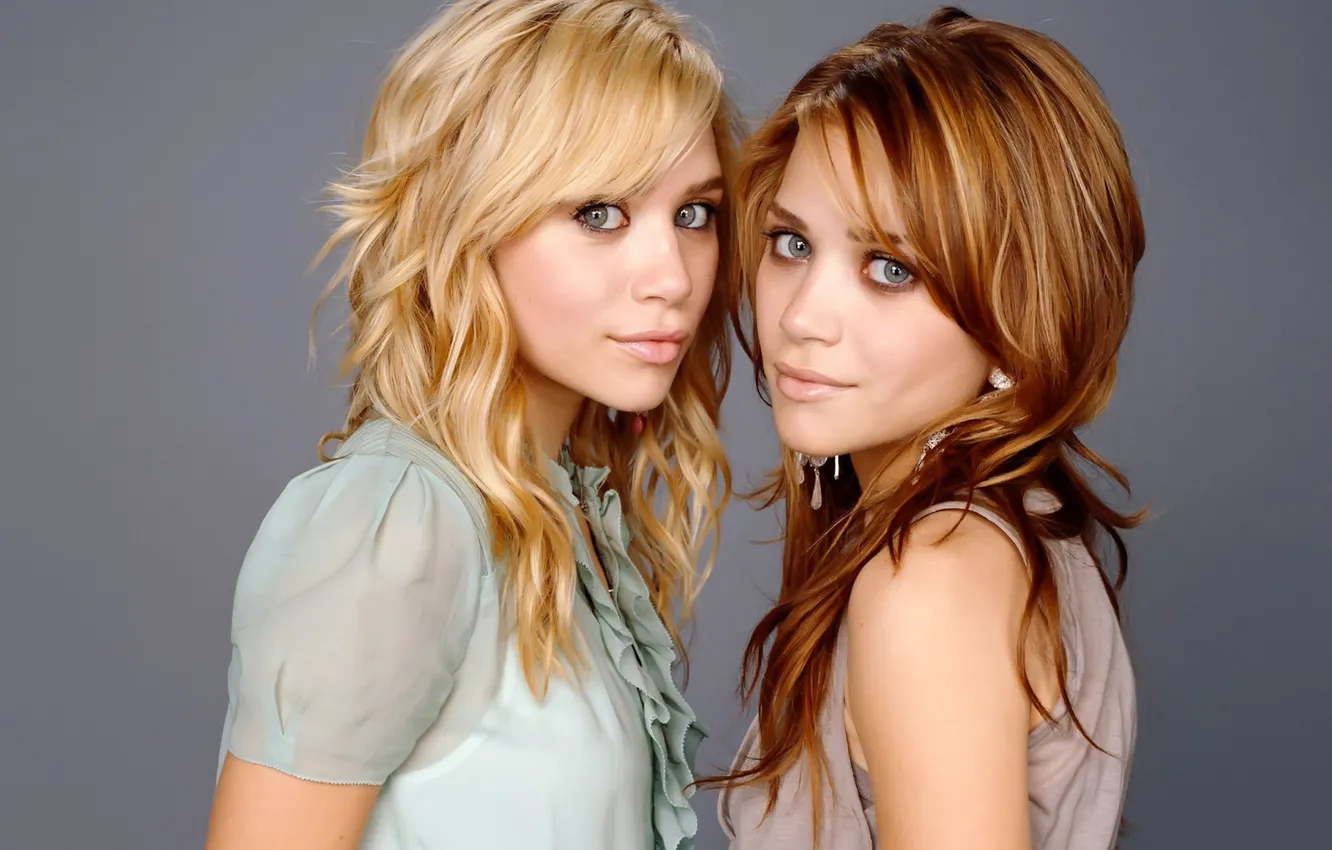 Photo wallpaper Ashley, sisters, Twins, Mary-kate, Olsen