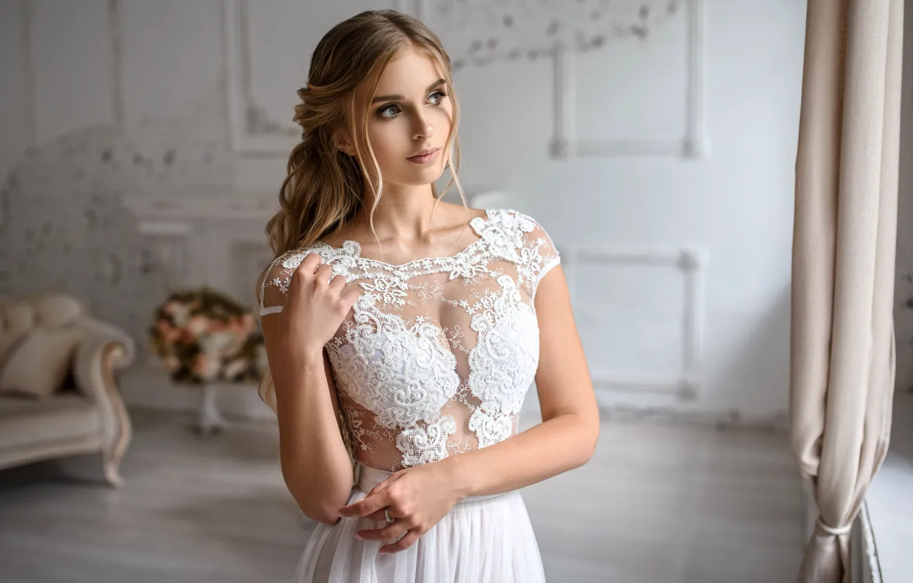 Photo wallpaper girl, dress, beauty, the bride, Igor Kondakov, Igor Kondukov