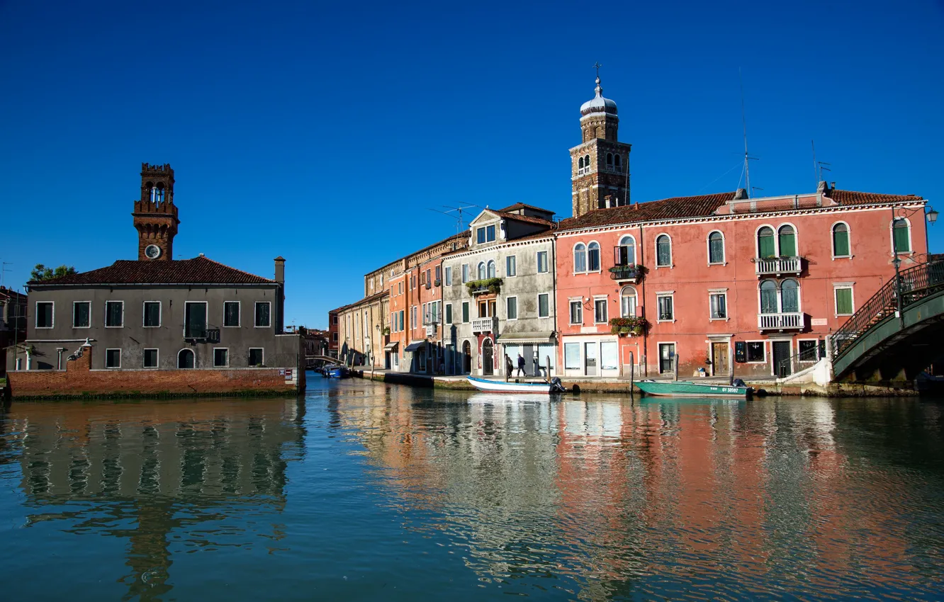 Photo wallpaper Venice, the island of Murano, Italy