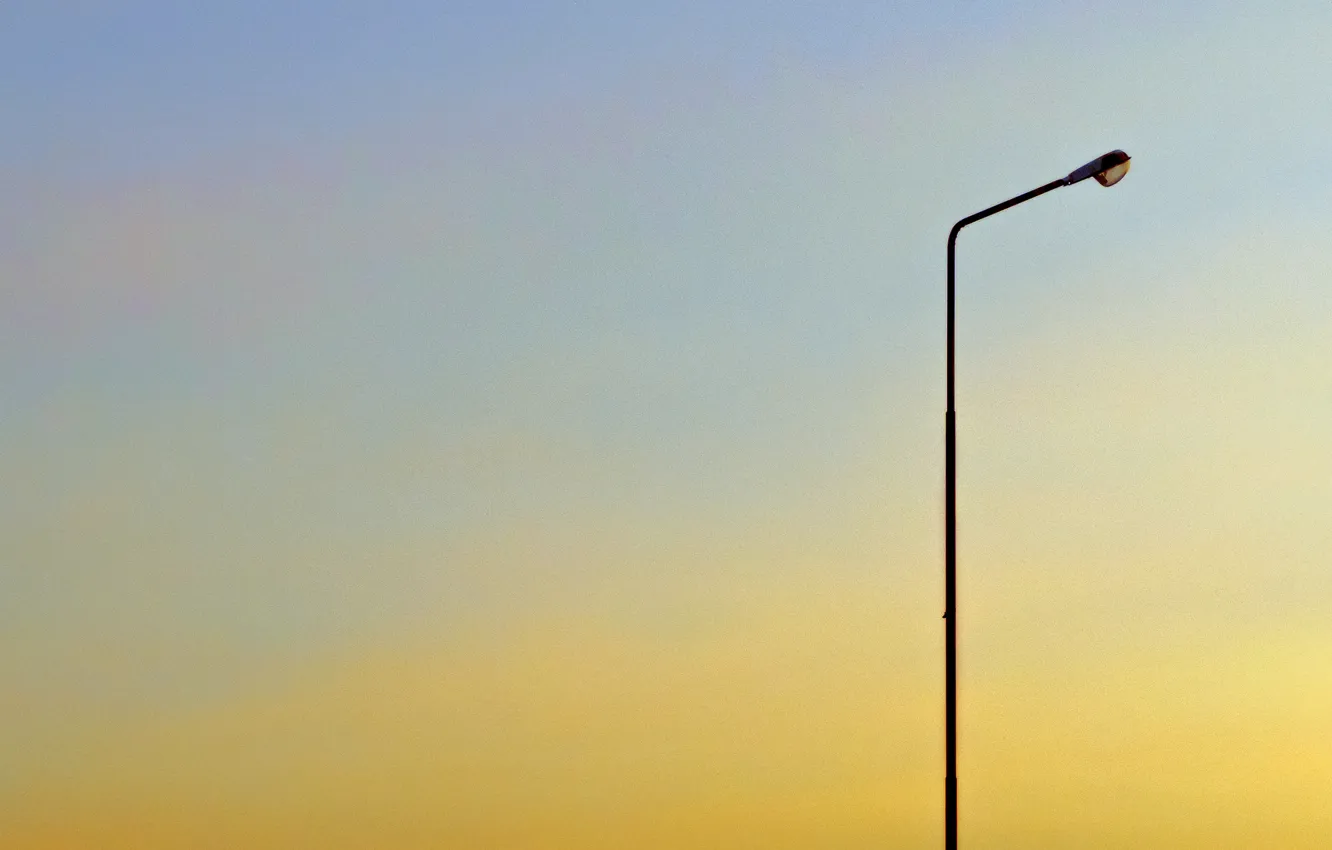 Photo wallpaper summer, the sky, sunset, mood, minimalism, the evening, day, lights