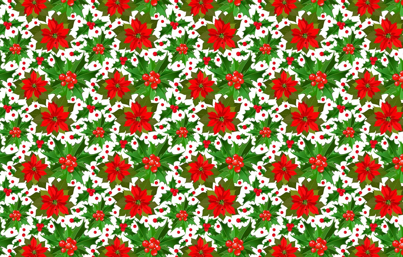 Photo wallpaper background, holiday, Christmas, texture, New year, Christmas, poinsettia