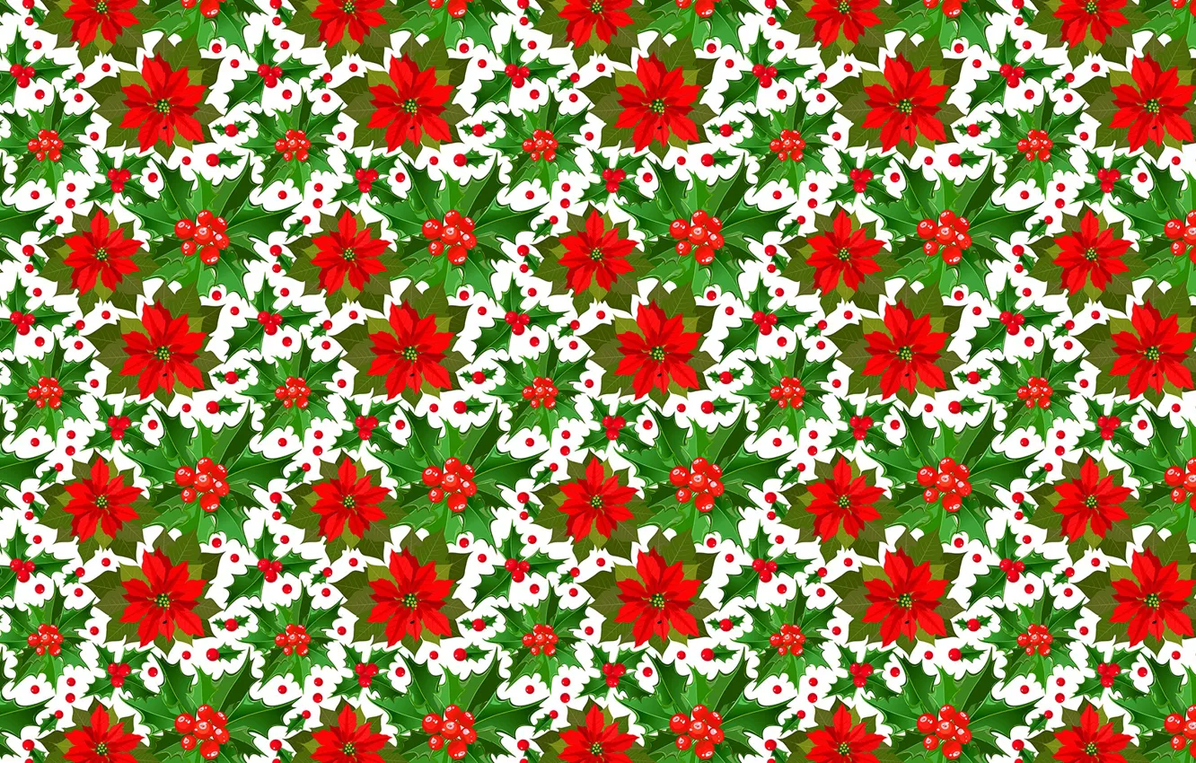 Photo wallpaper background, holiday, new year, texture, Christmas, Christmas, poinsettia