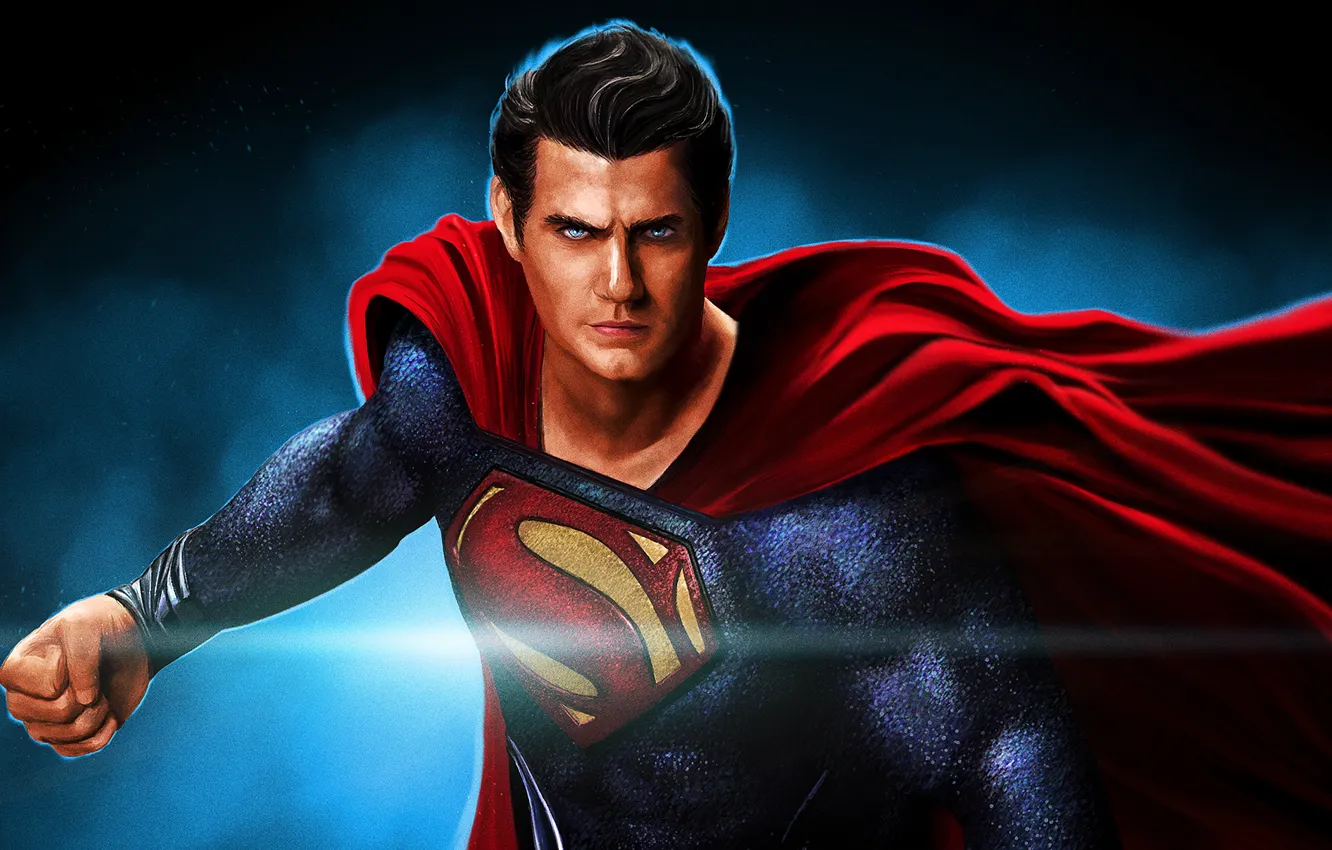 Photo wallpaper Superman, superhero, Clark Kent, Kal-El, Man of steel