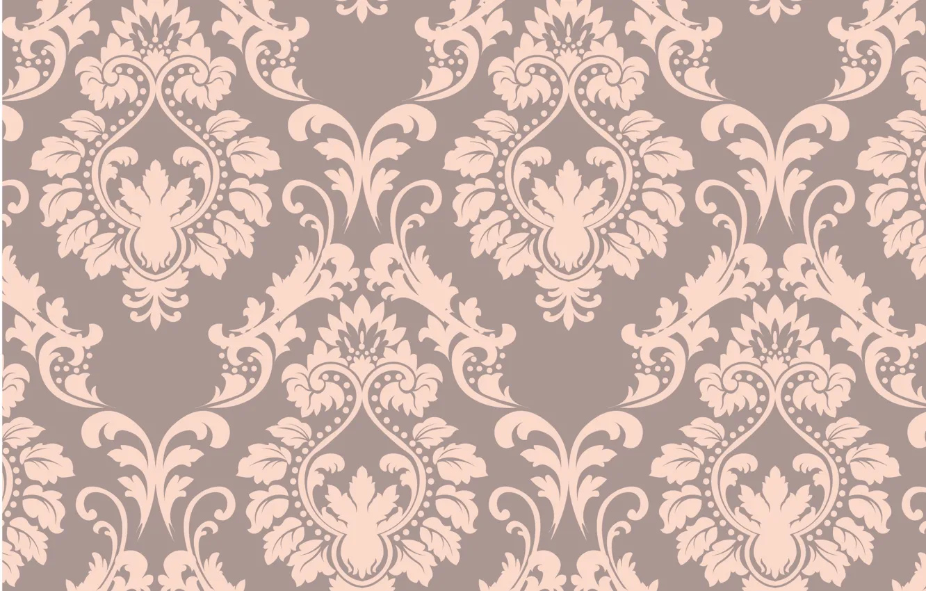 Photo wallpaper retro, texture, ornament, vintage