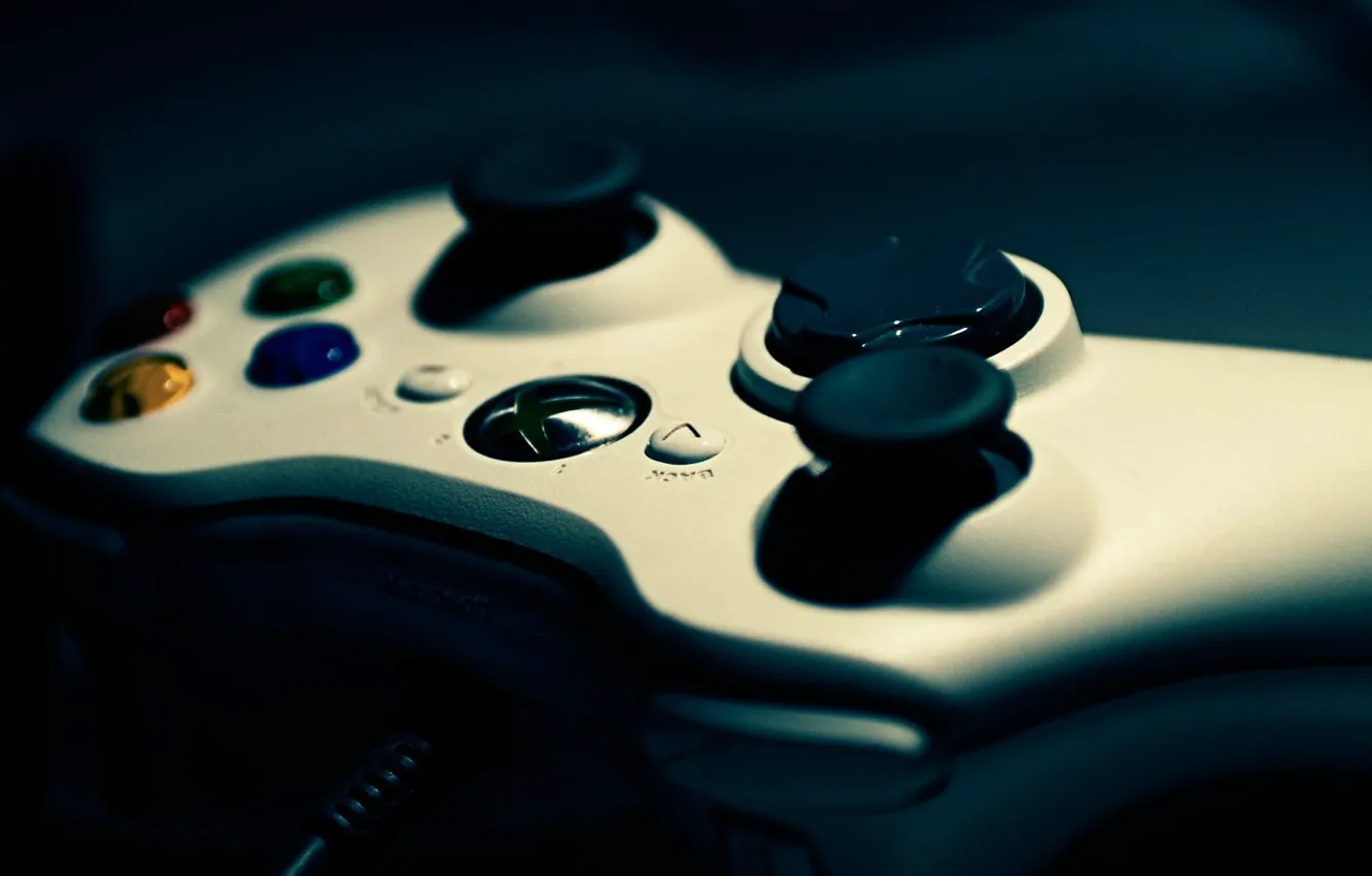 Photo wallpaper macro, joystick, Xbox 360