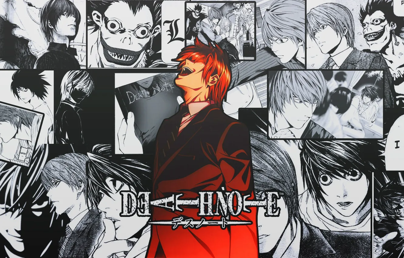 Photo wallpaper Death Note, anime, manga, Yagami Light