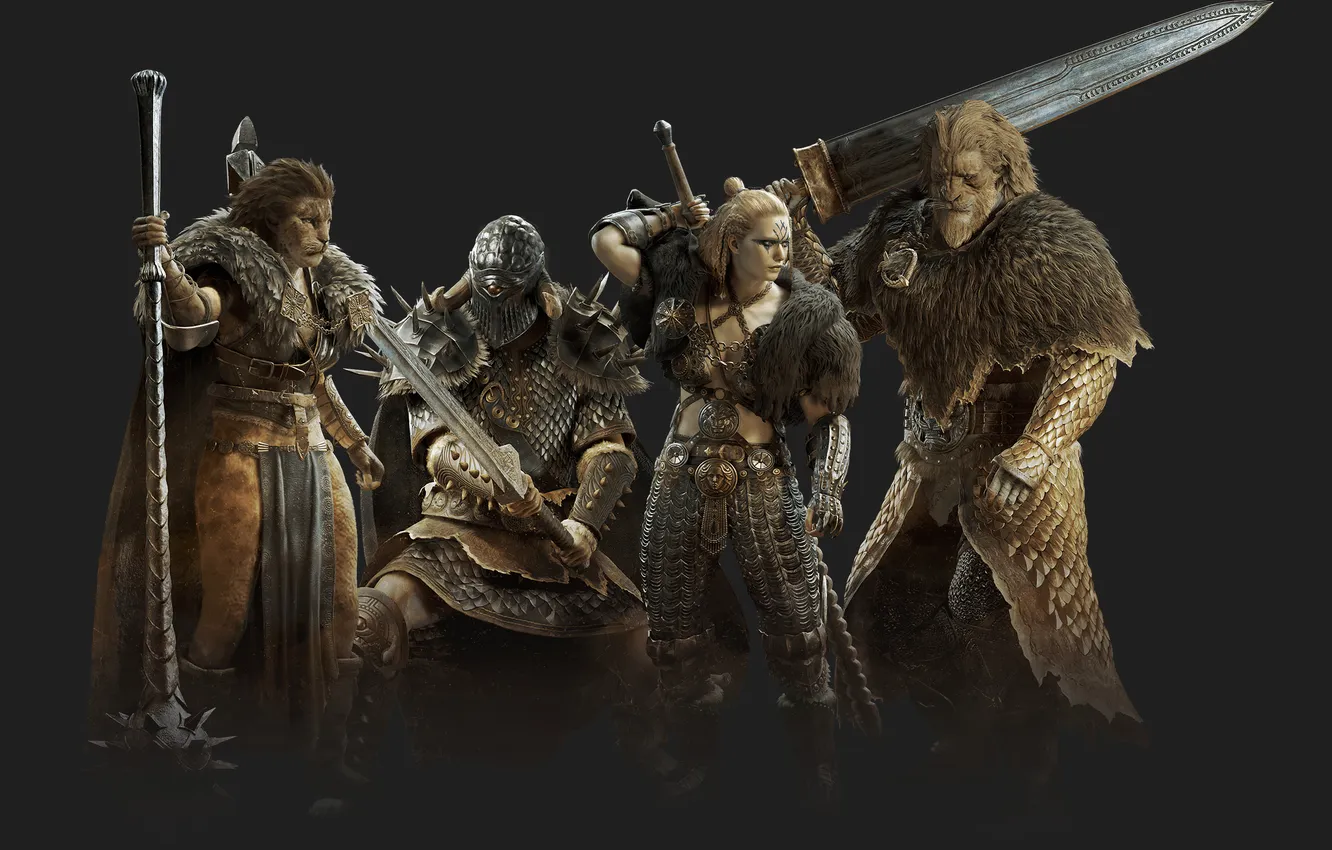 Photo wallpaper the game, warrior, class, characters, Dragon's Dogma 2