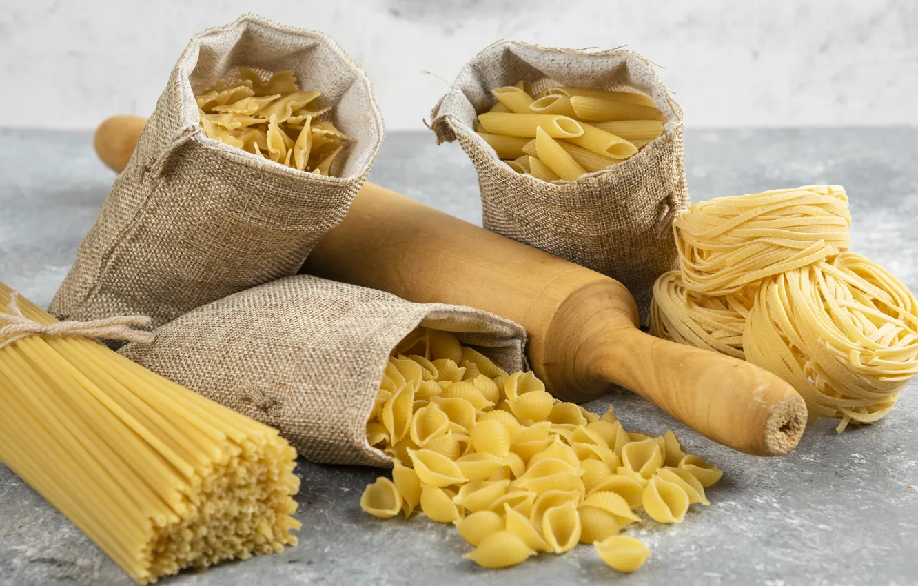 Photo wallpaper different, pasta, pasta