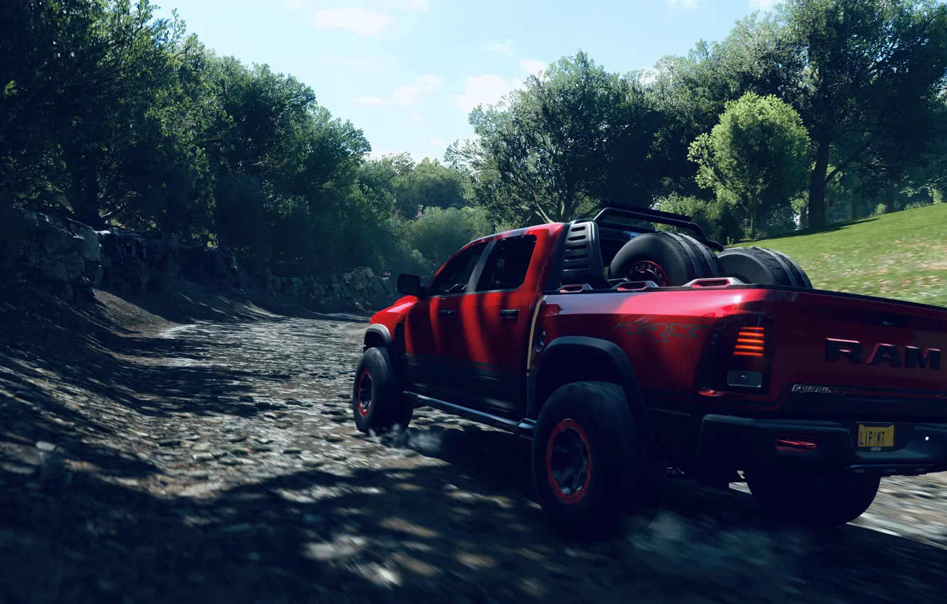 Wallpaper Dodge, Game, Ram, Offroad, Filter, Xbox One X, Forza Horizon ...