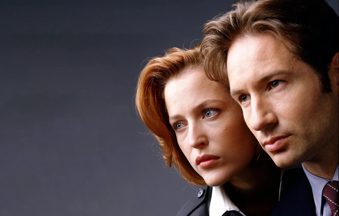 Photo wallpaper the series, The X-Files, Classified material, Dana, Scully