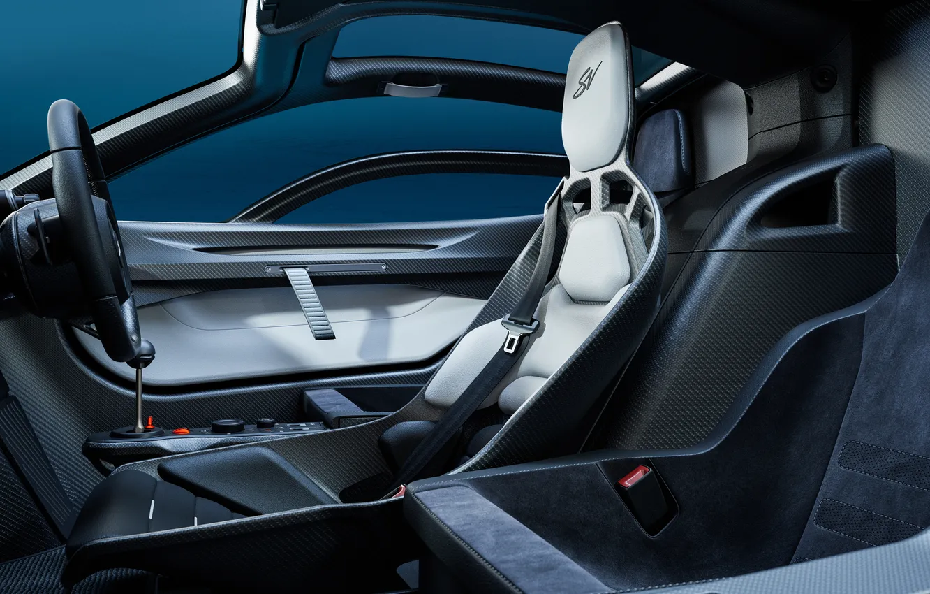 Photo wallpaper interior, supercar, Supercar, Limited Edition, The Interior Of The Car, 2026, Gordon Murray Automotive, GMSV