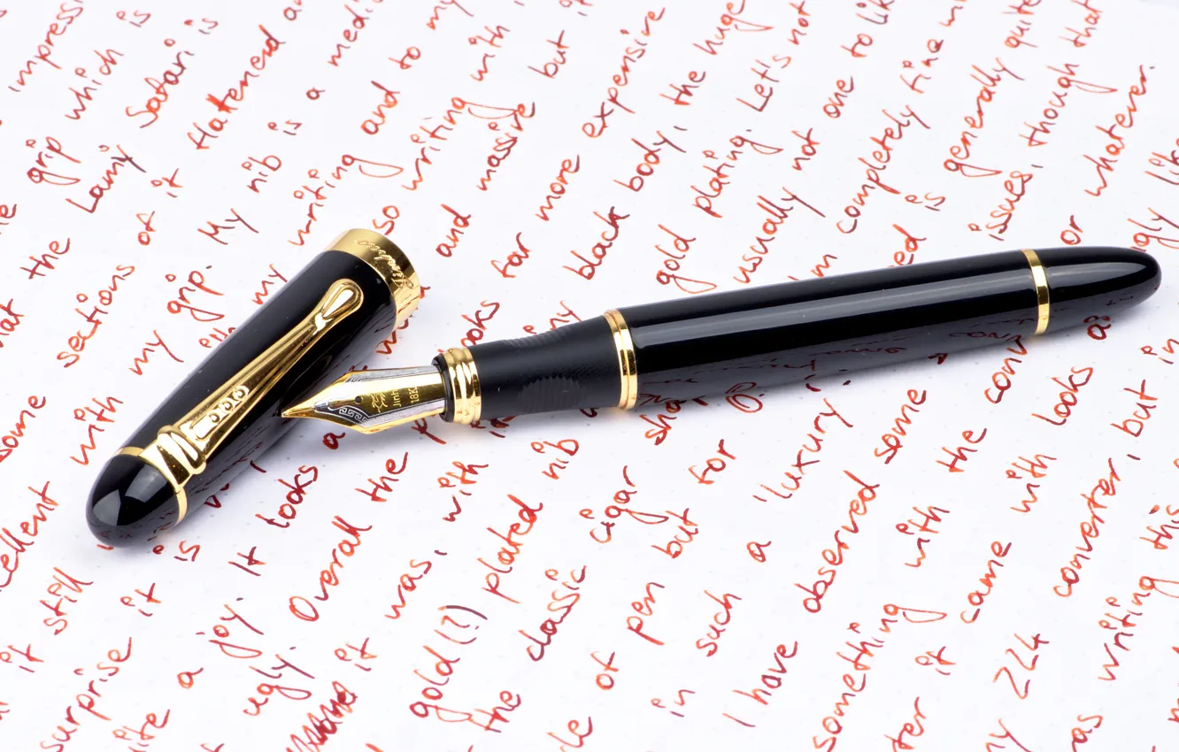 Photo wallpaper letter, text, letters, leaf, feathers, handle