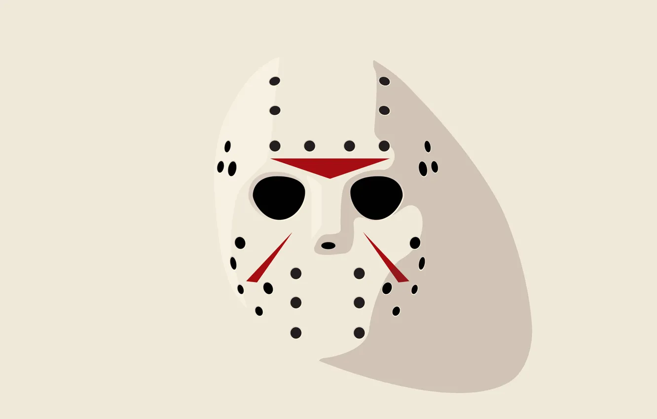 Photo wallpaper Friday 13th, Hockey mask, Jason