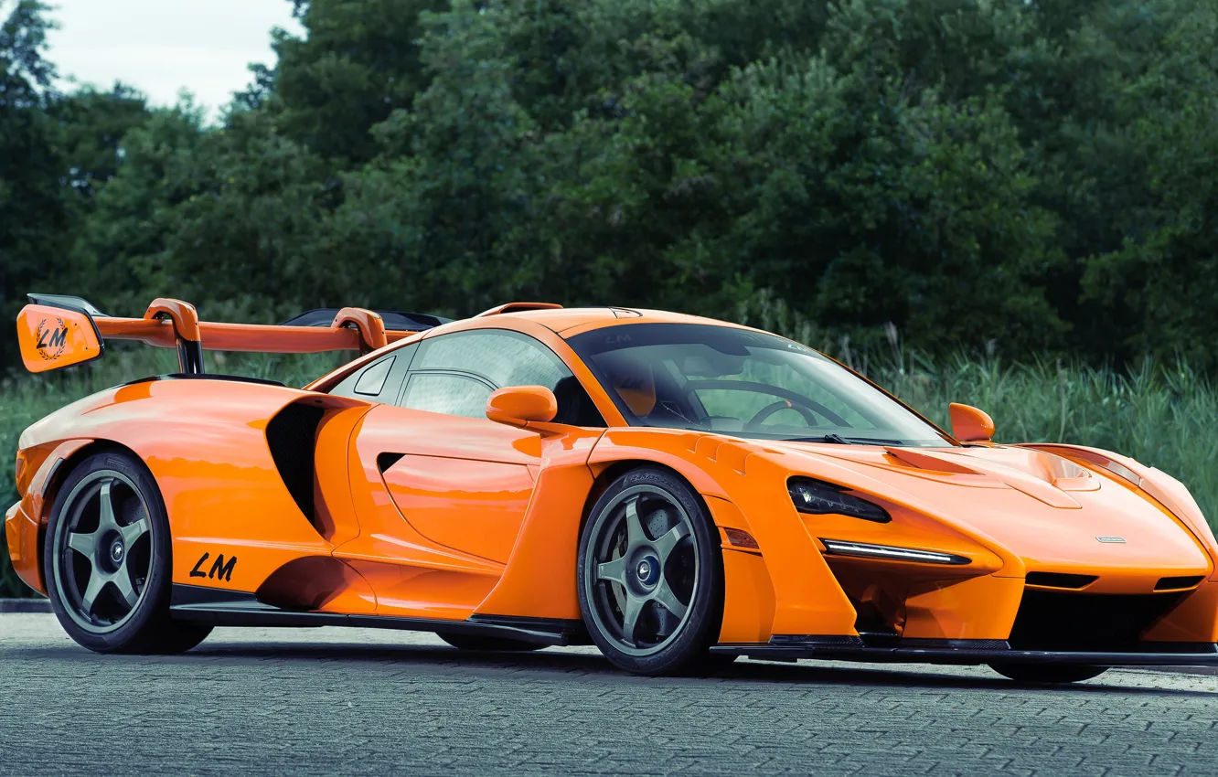 Photo wallpaper McLaren, Senna, 4k, LM
