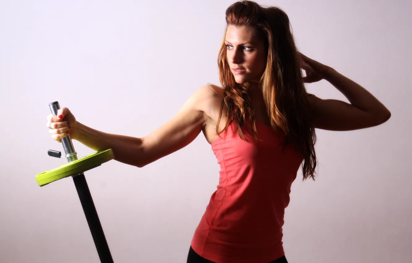 Photo wallpaper photography, women, pose, workout, fitness