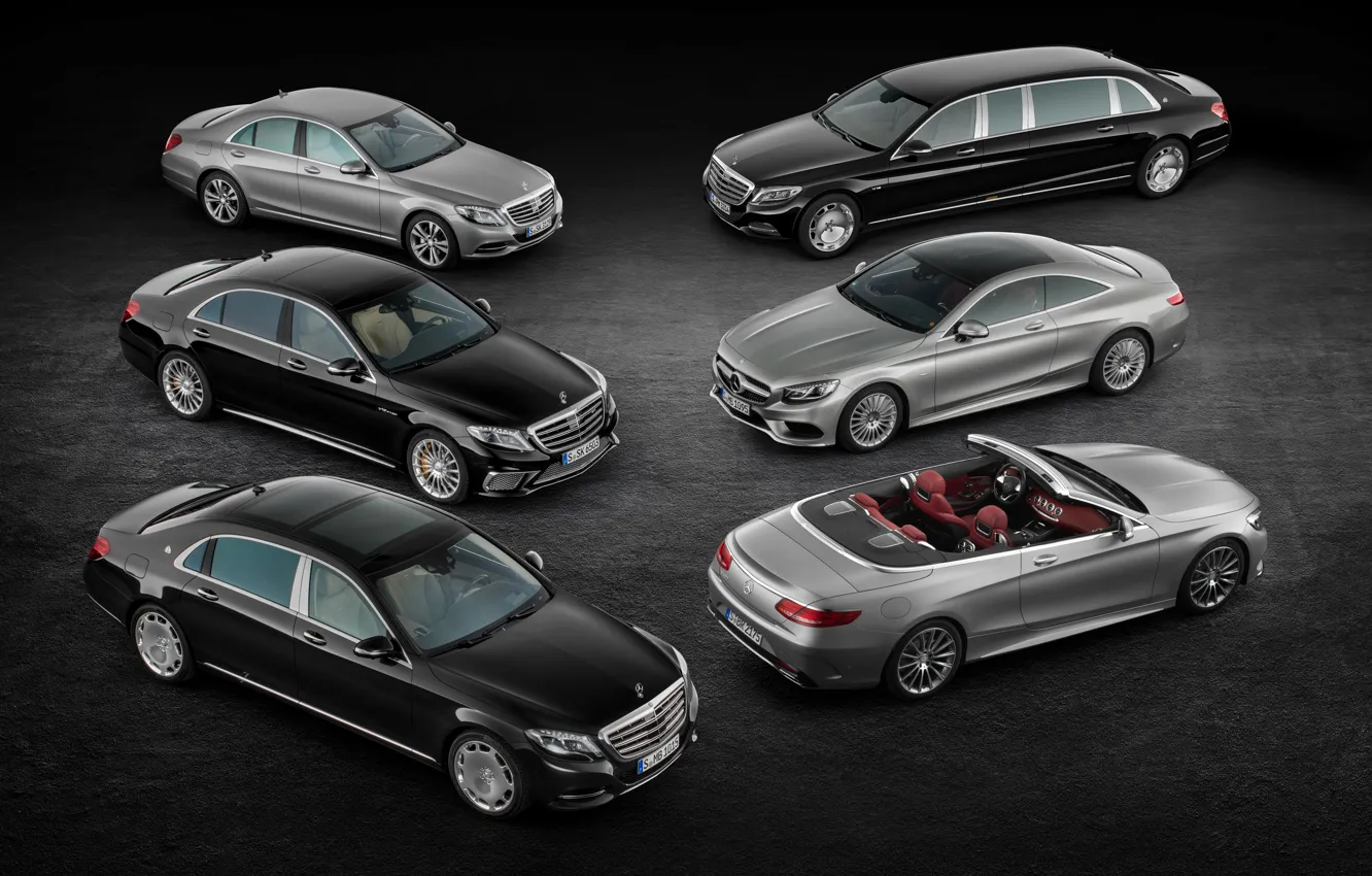 Photo wallpaper Mercedes-Benz, Mercedes, S-Class, 2015